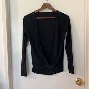 Lululemon Black Wrap Long Sleeve